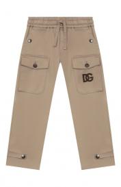 Хлопковые брюки-карго Dolce&Gabbana