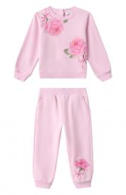 Комплект из свитшота и брюк Monnalisa