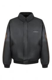 Кожаный бомбер Balenciaga