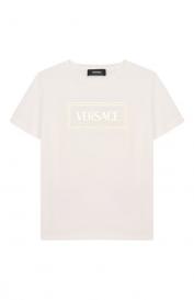 Хлопковая футболка Versace