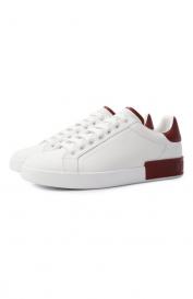 Кожаные кеды Portofino Dolce&Gabbana