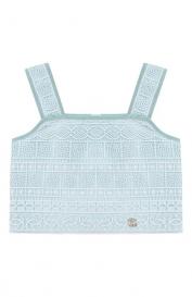 Хлопковый топ ELIE SAAB JUNIOR