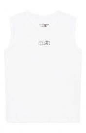 Хлопковый топ mm6