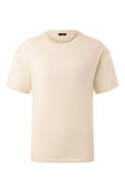 Футболка из шелка и хлопка KITON