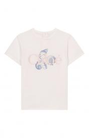 Хлопковая футболка Chloe