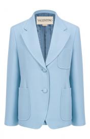 Жакет из шерсти и шелка Valentino
