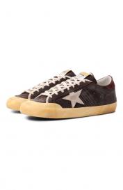 Замшевые кеды Super-Star GOLDEN GOOSE DELUXE BRAND
