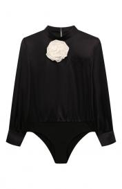 Шелковое боди Balmain