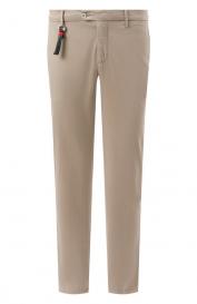 Брюки из хлопка и шелка MARCO PESCAROLO