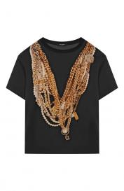 Футболка из вискозы Balmain