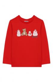 Хлопковый лонгслив Moschino