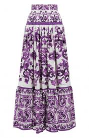 Хлопковая юбка Dolce&Gabbana