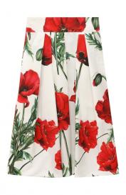 Хлопковая юбка Dolce&Gabbana