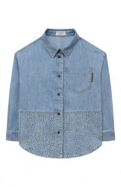 Джинсовая рубашка Brunello Cucinelli