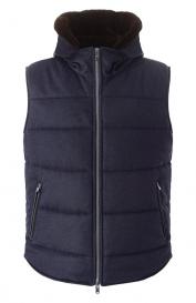 Жилет с подкладкой из нутрии MVST