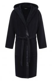 Хлопковый халат Emporio Armani