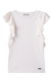 Хлопковая футболка Monnalisa