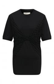 Хлопковая футболка Nina Ricci