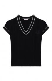 Жилет из шерсти и хлопка Monnalisa