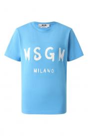 Хлопковая футболка MSGM