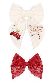 Комплект из двух бантов Pink Olivka