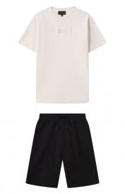 Комплект из футболки и шорт Emporio Armani