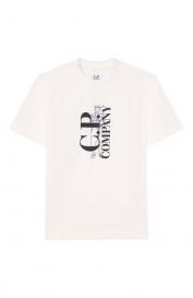 Хлопковая футболка C.P. COMPANY