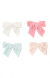 Комплект из четырех бантов Pink Olivka