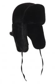 Меховая шапка-ушанка Мишка-2 из норки FurLand
