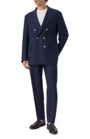 Двубортный костюм Brunello Cucinelli