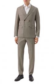 Костюм из шерсти и хлопка BOSS