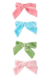 Комплект из четырех бантов Pink Olivka