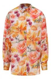 Блузка из хлопка и шелка YVON