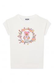 Хлопковая футболка Moschino