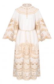 Льняное платье ZIMMERMANN