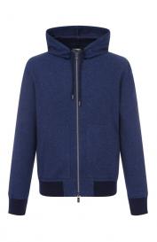 Толстовка из хлопка и шерсти CAPOBIANCO