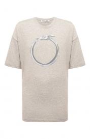 Хлопковая футболка Trussardi