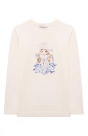 Хлопковый лонгслив Monnalisa