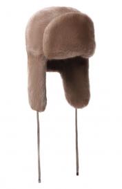 Меховая шапка-ушанка из норки VICTORIA KUSENKOVA