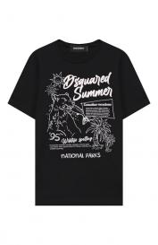 Хлопковая футболка DSquared2