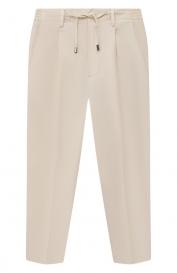 Брюки из лиоцелла и хлопка Stefano Ricci Junior