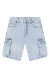 Джинсовые шорты-карго BARROW