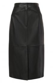 Кожаная юбка BOSS