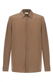 Шелковая рубашка Saint Laurent