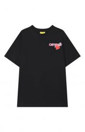 Хлопковая футболка Off-white