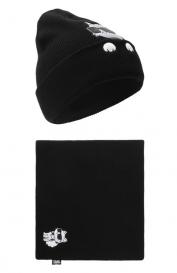 Комплект из шапки и шарфа-снуда KARL LAGERFELD KIDS