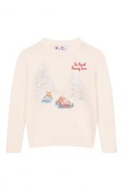 Пуловер из шерсти и вискозы MC2 Saint Barth