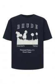 Хлопковая футболка Rhude