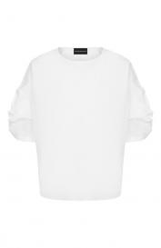 Хлопковая футболка Emporio Armani