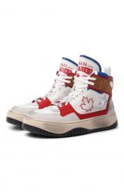 Кожаные кеды DSquared2